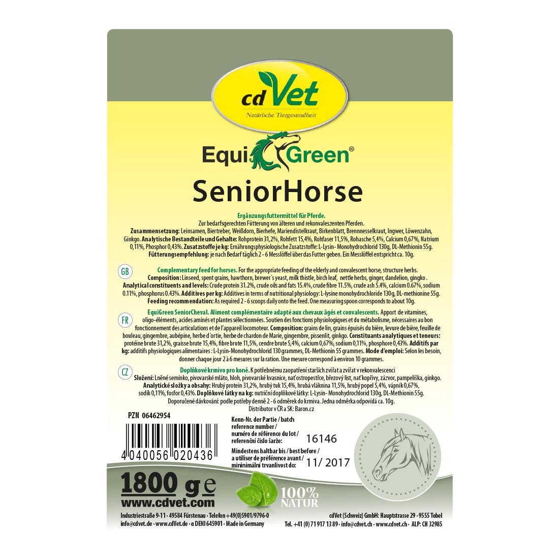 cdVet EquiGreen SeniorHorse