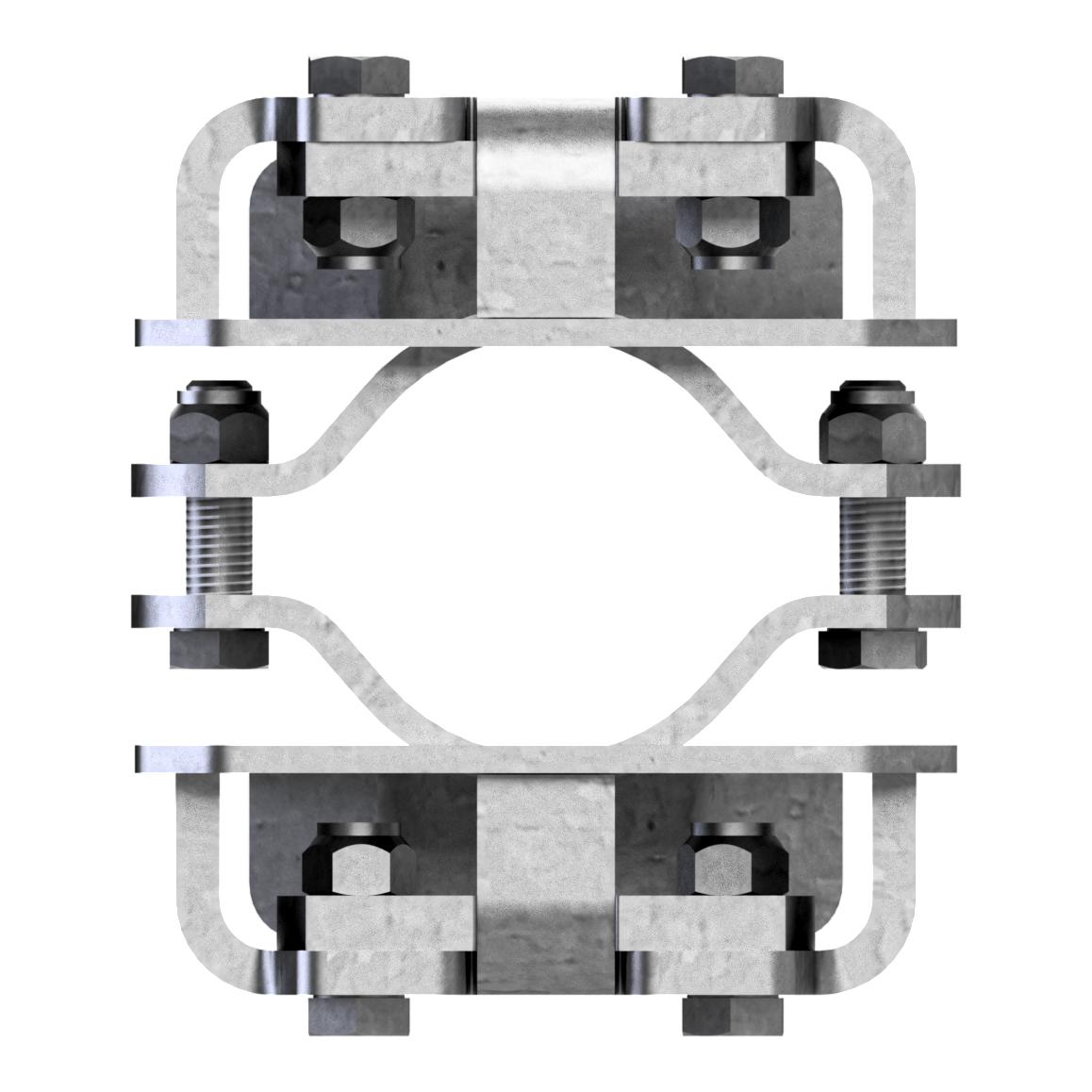 Hauptner Pince en croix double avec système Quick-Lock