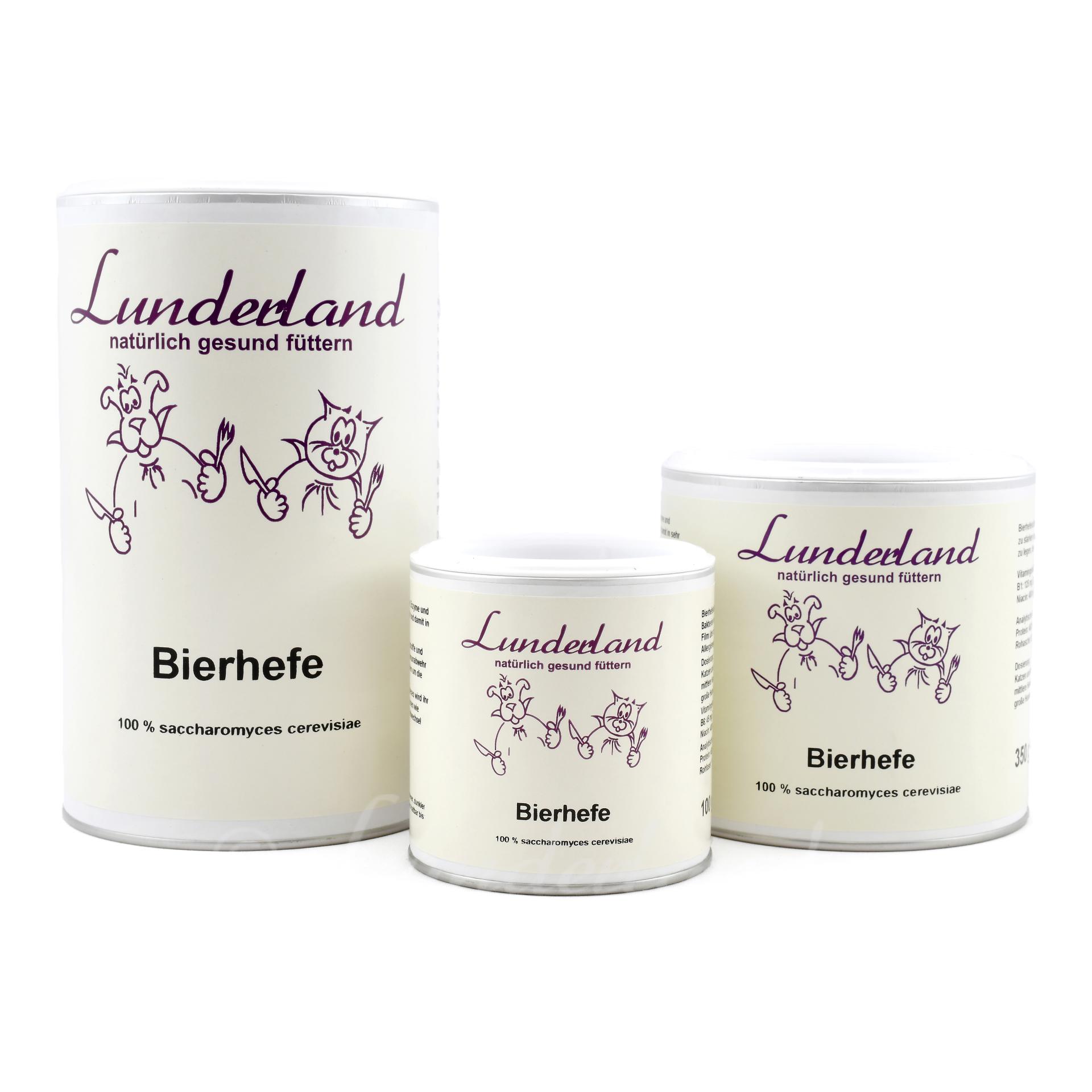 Lunderland Bierhefe Ergänzungsfutter Natur