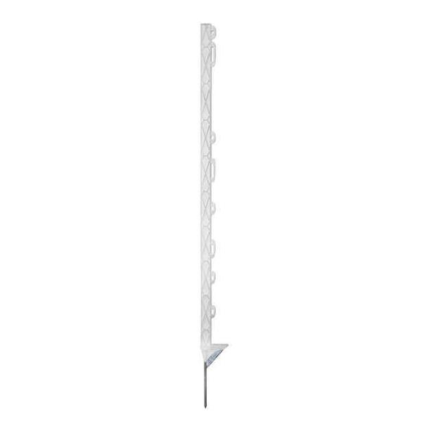 AKO Kunststoffpfahl Titan PLUS - 5 Stück, weiss