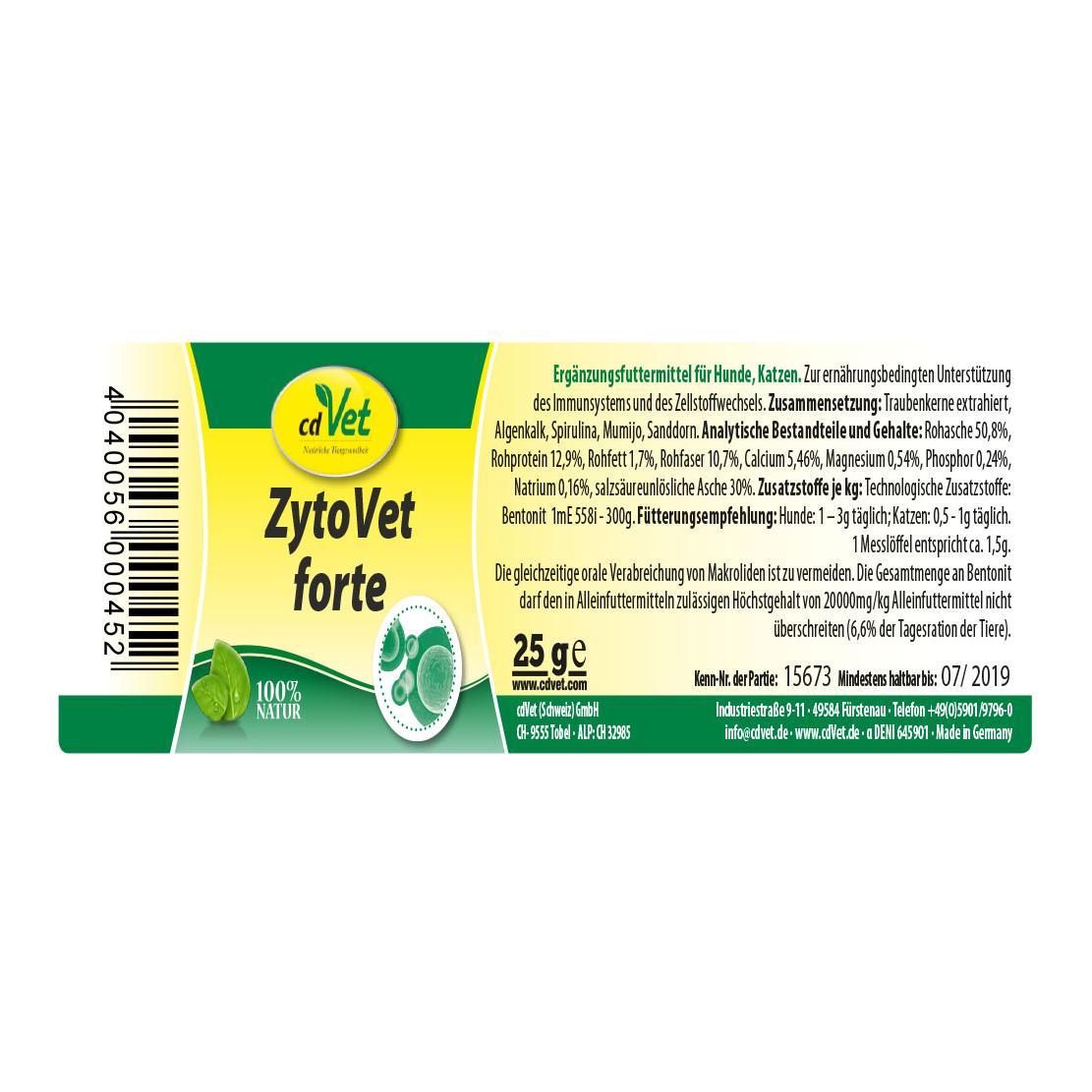 cdVet ZytoVet forte
