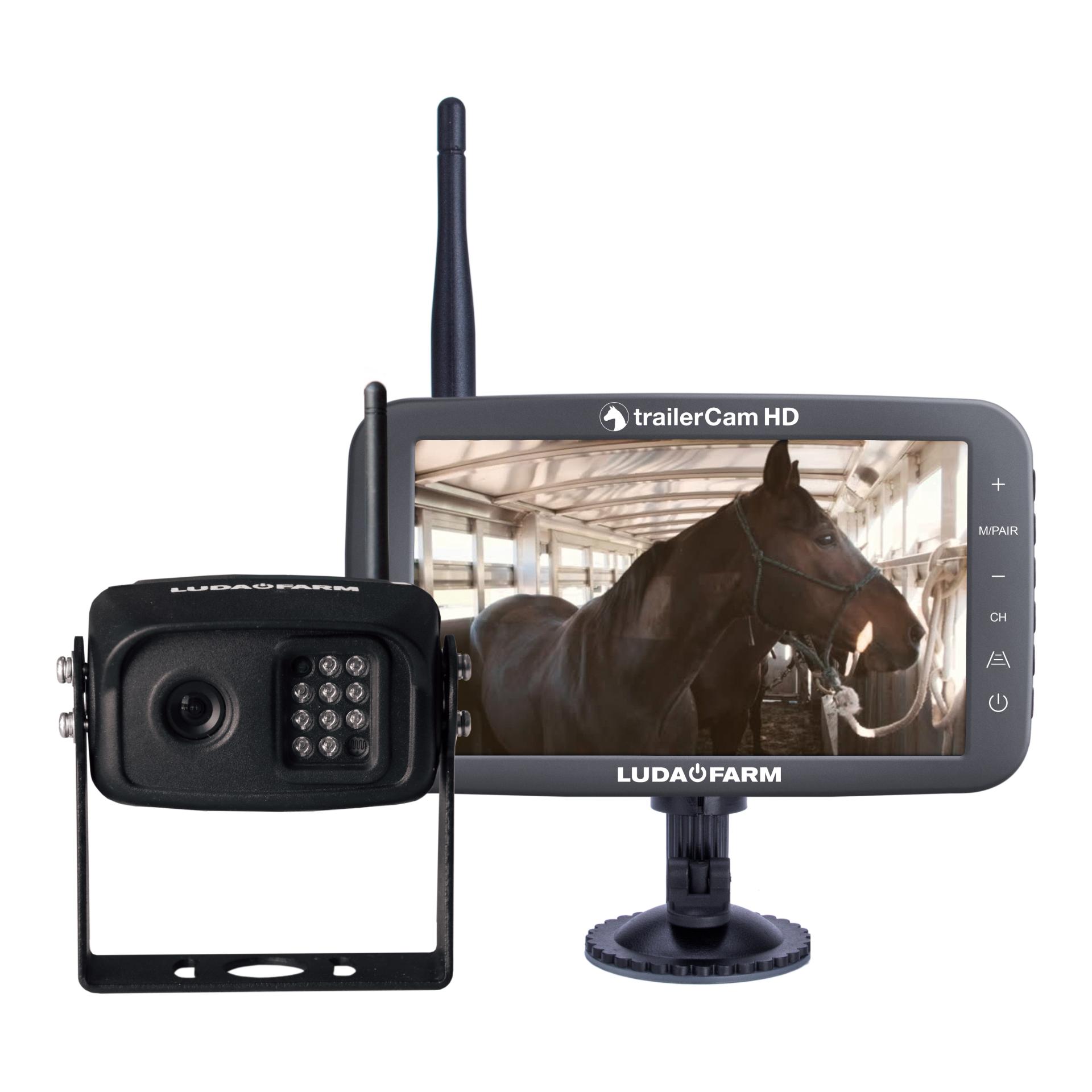 LudaFarm TrailerCam HD Profi Kamerasystem für Pferdeanhänger