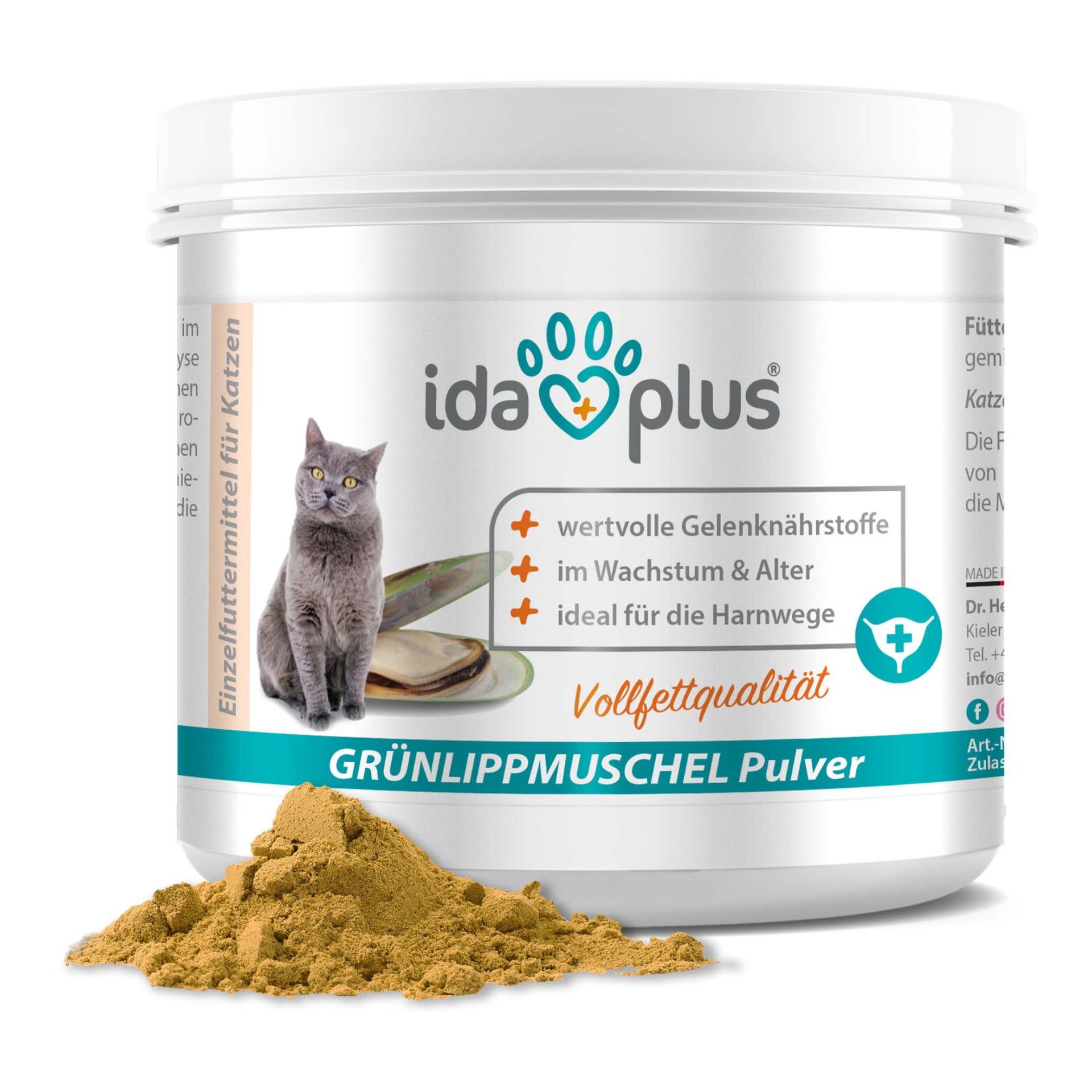 IdaPlus Moule aux orles vertes - complément alimentaire pour chats