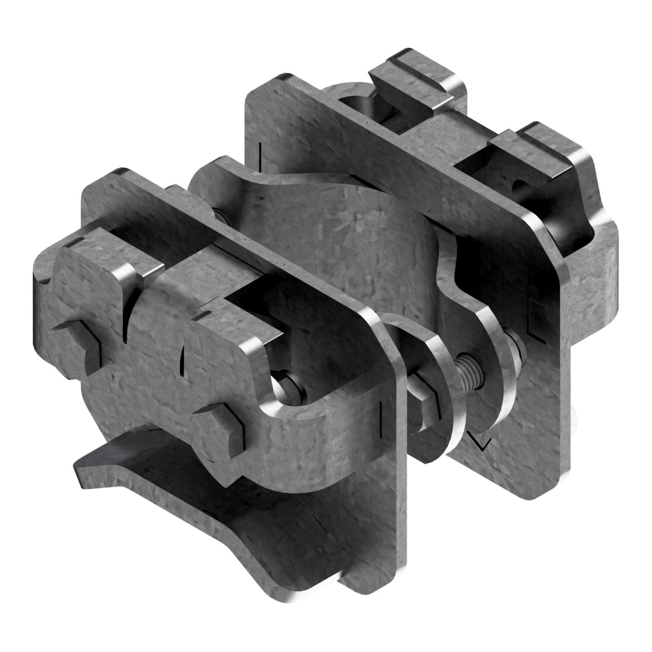 Hauptner Pince en croix double avec système Quick-Lock