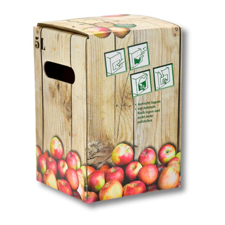 Hauptner Bag in Box - carton « caisse en bois » 10 litres