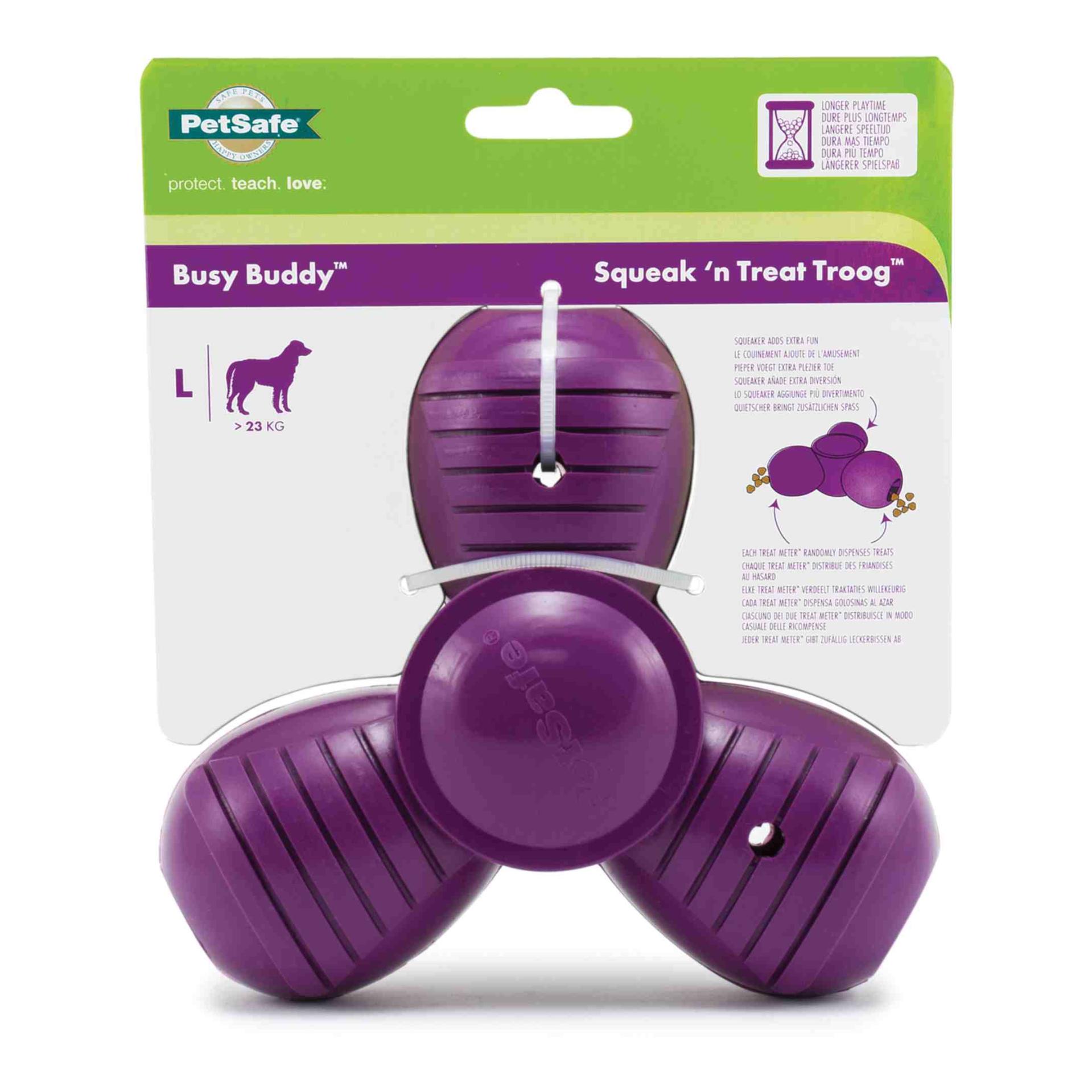 PetSafe Busy Buddy Squeak 'n Treat Troog