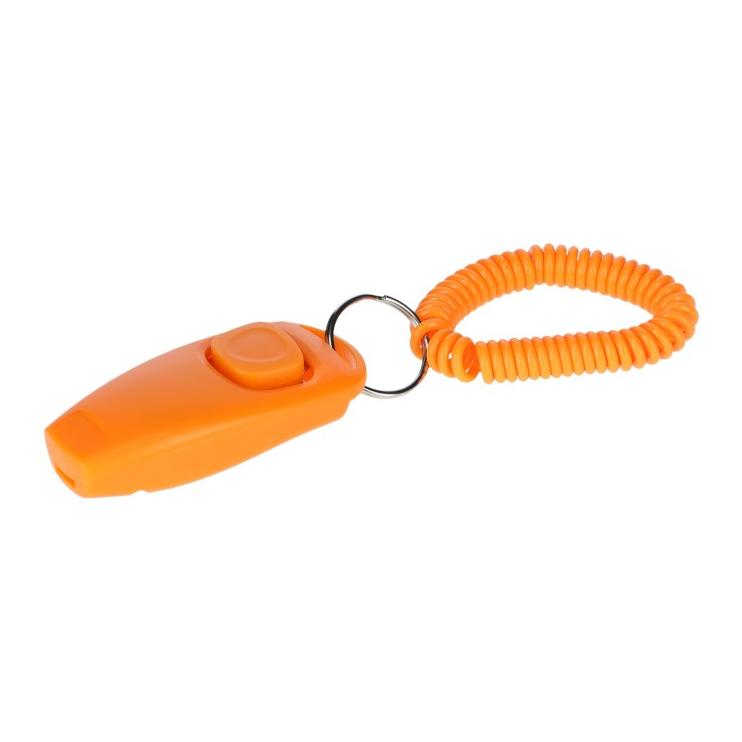 Kerbl Pet Clicker und Pfeife 2in1 Orange