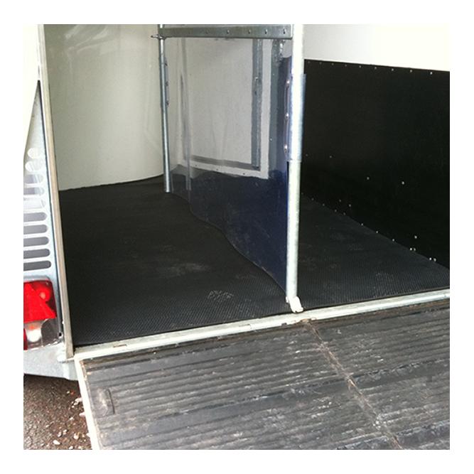 Mainer Anhänger Bodenbelag | 1,65 x 3,00 m | 8 mm | für Pferdeanhänger - Ladefläche Gummimatte (HS)