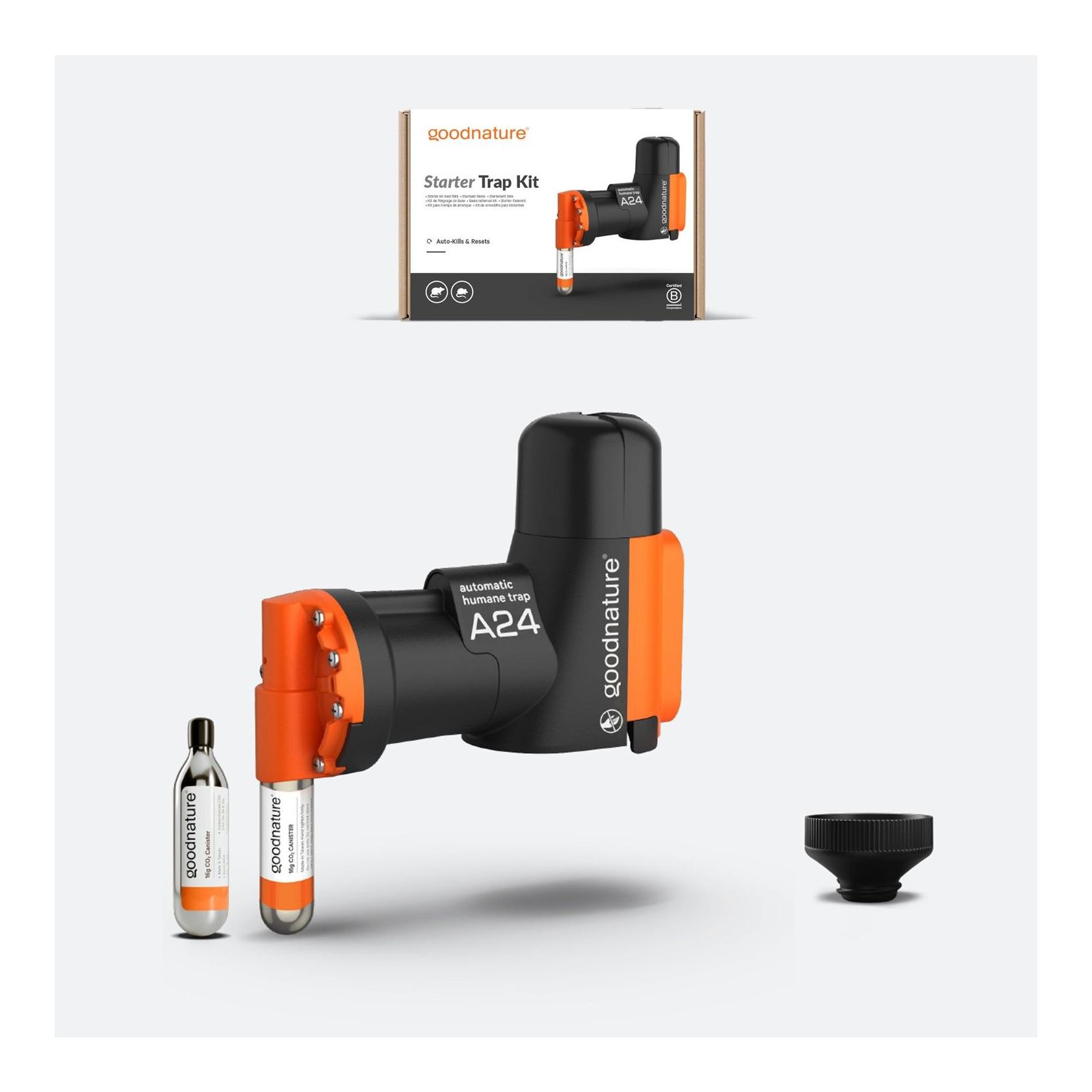 GoodNature Piège à rats et à souris automatique A24 - Kit de démarrage