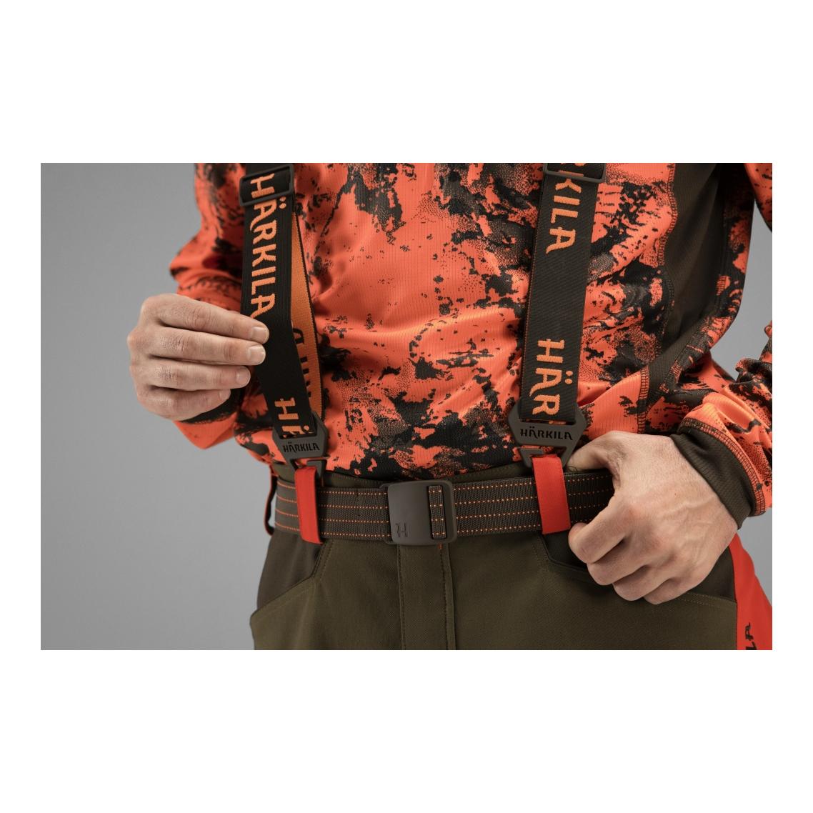 Härkila Wildboar Pro Tech Hosenträger - brown/orange blaze