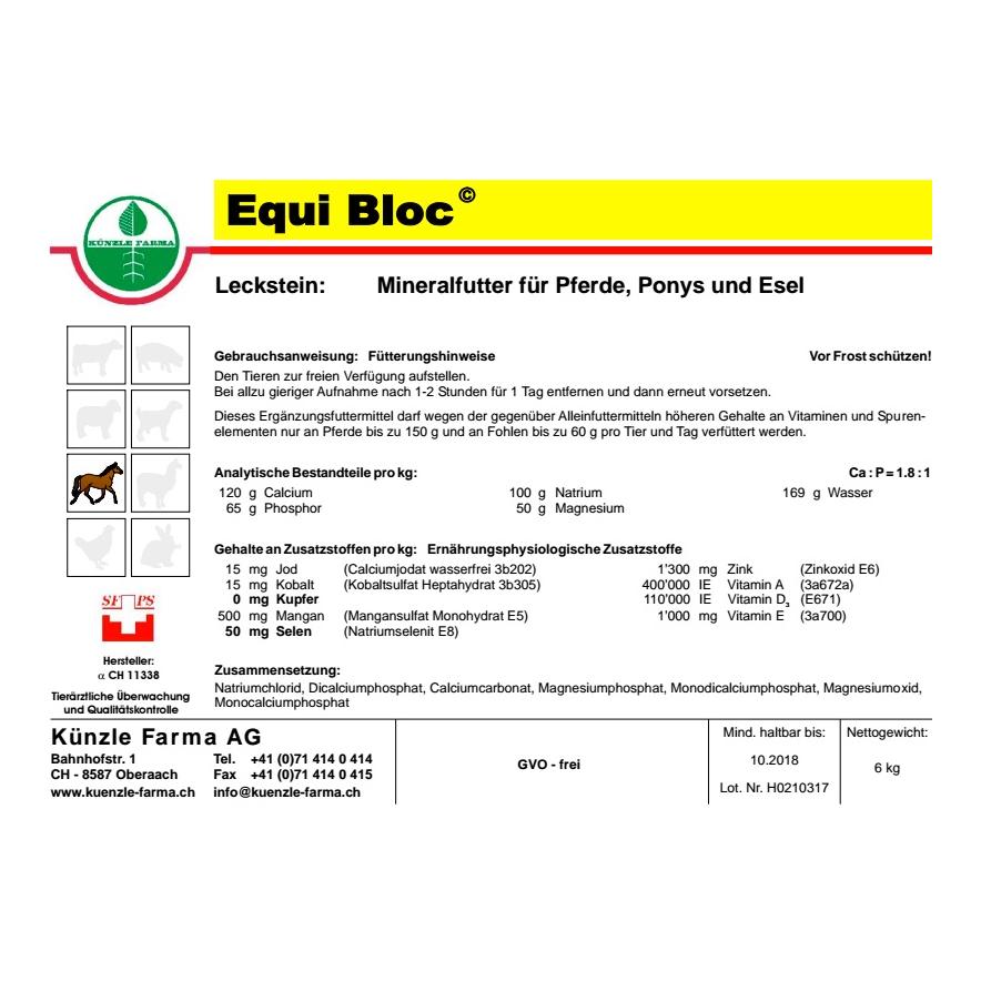 Künzle Farma Equi-Bloc – Leckstein