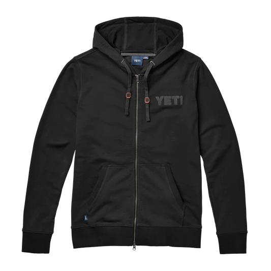 YETI Logo Badge Fleece Hoodie Full Zip - Hoodie