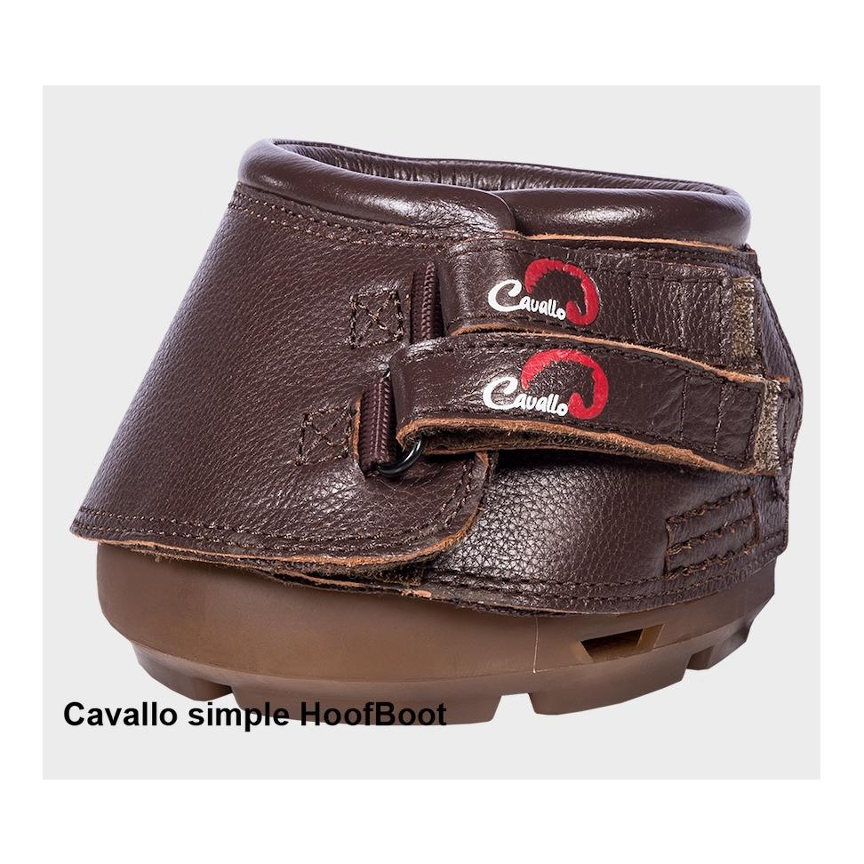 Cavallo Horse & Rider Hufschuhe Hufschuhe Simple Regular (Paar) - braun