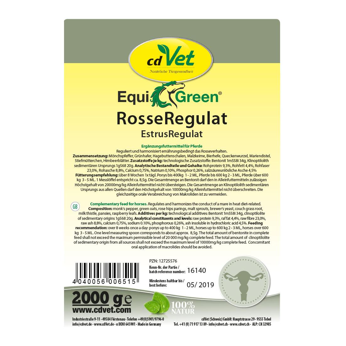 cdVet EquiGreen RosseRegulat