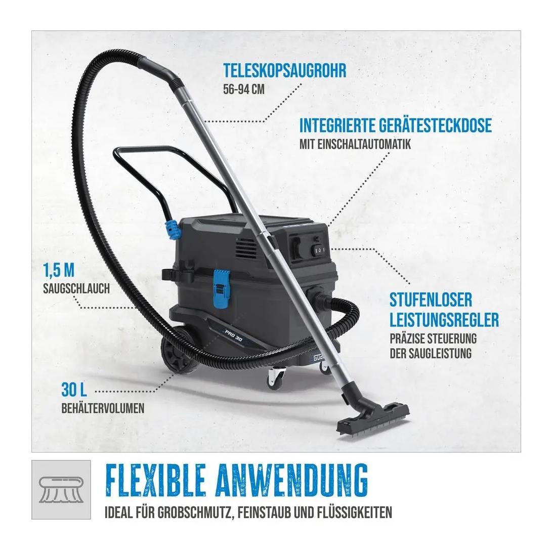 Güde Aspirateur eau et poussière Pro 30