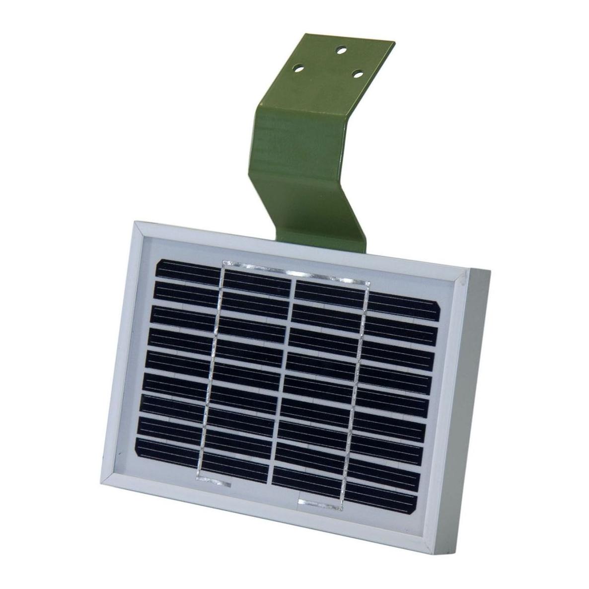 EUROHUNT Solarpanel für Kirrautomaten 6 Volt Weiss