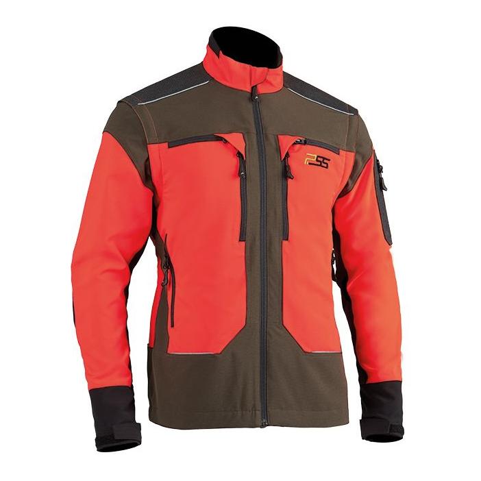 PSS X-treme Vario Funktionsjacke grün / neonrot