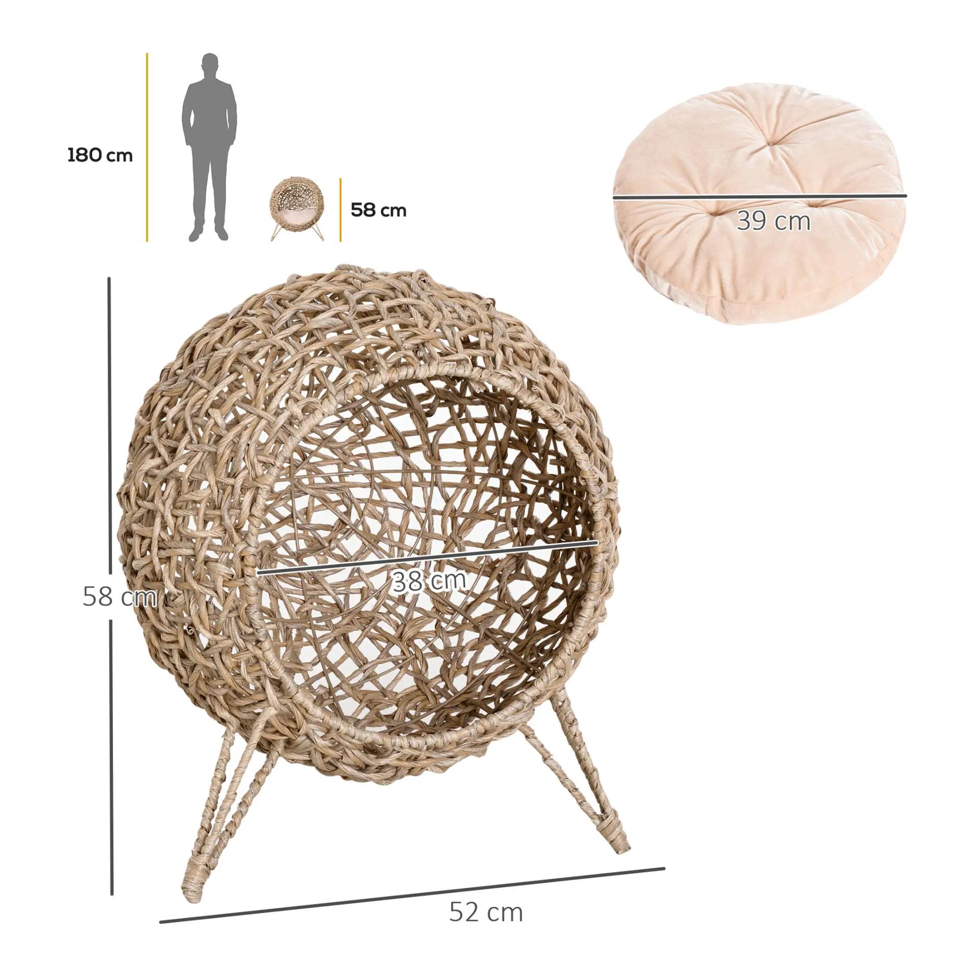 Mainer Katzenkorb Rattan