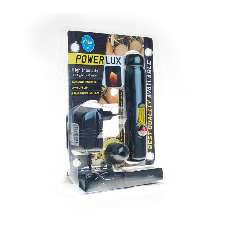 Olba LED-Schierlampe Powerlux mit high power + Adapter & Akkuhalter