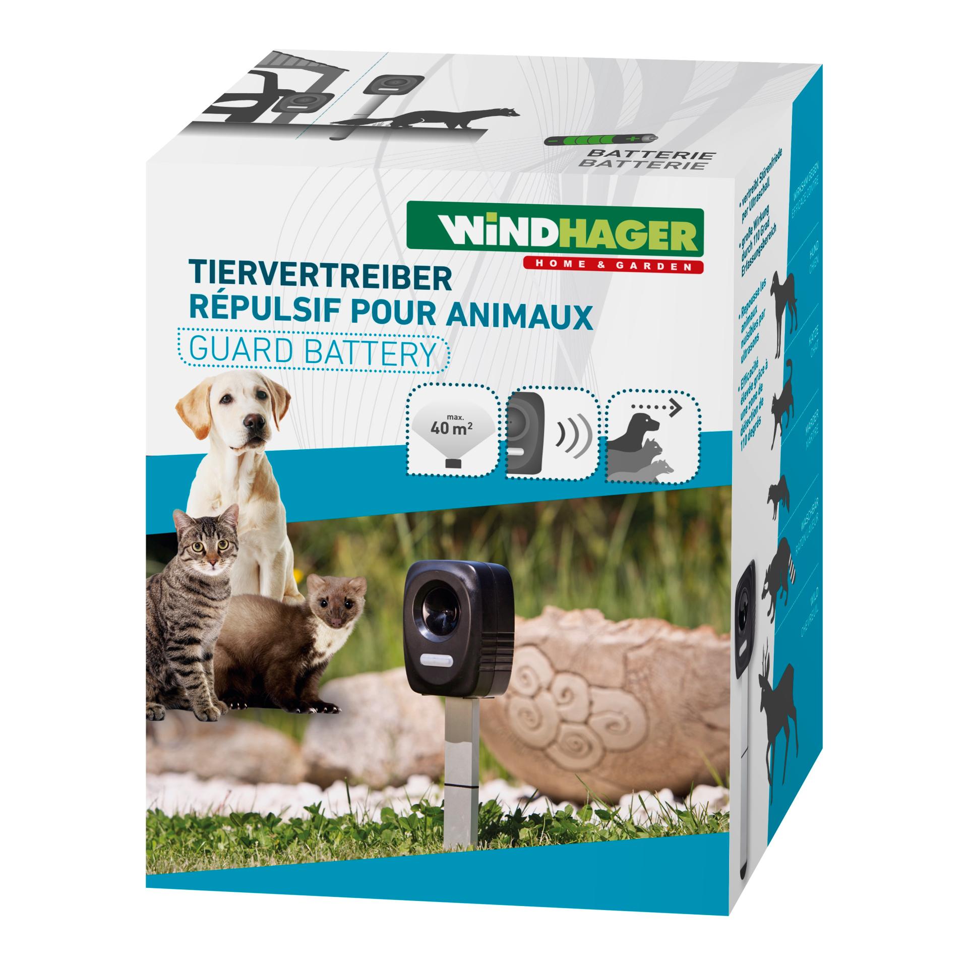 Windhager Hunde-/Katzen-/Marder-Schreck «Ultrasonic»