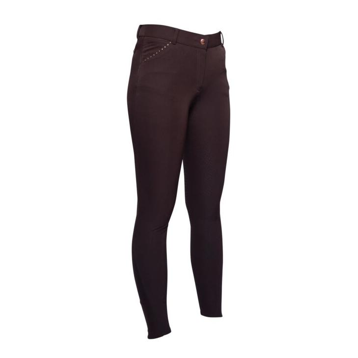 HKM Reithose Rosegold Glamour Style Silikon-Vollbesatz