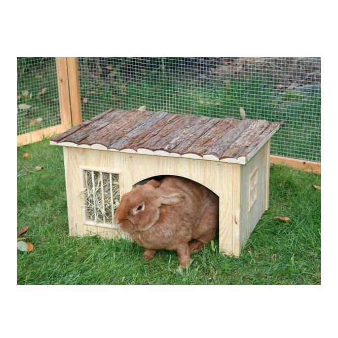 Kerbl Pet Nagerhaus mit Heuraufe Nature