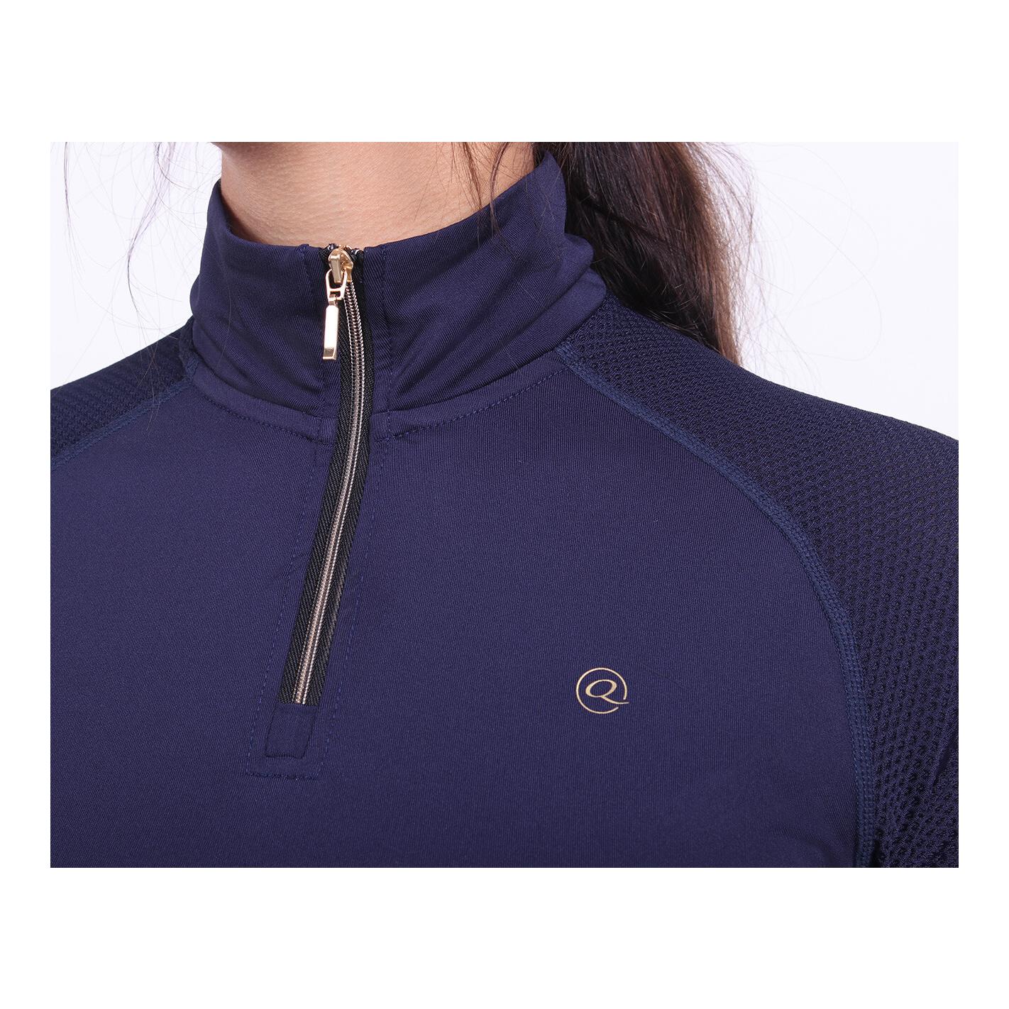 QHP T-shirt de sport Orlando - bleu marine