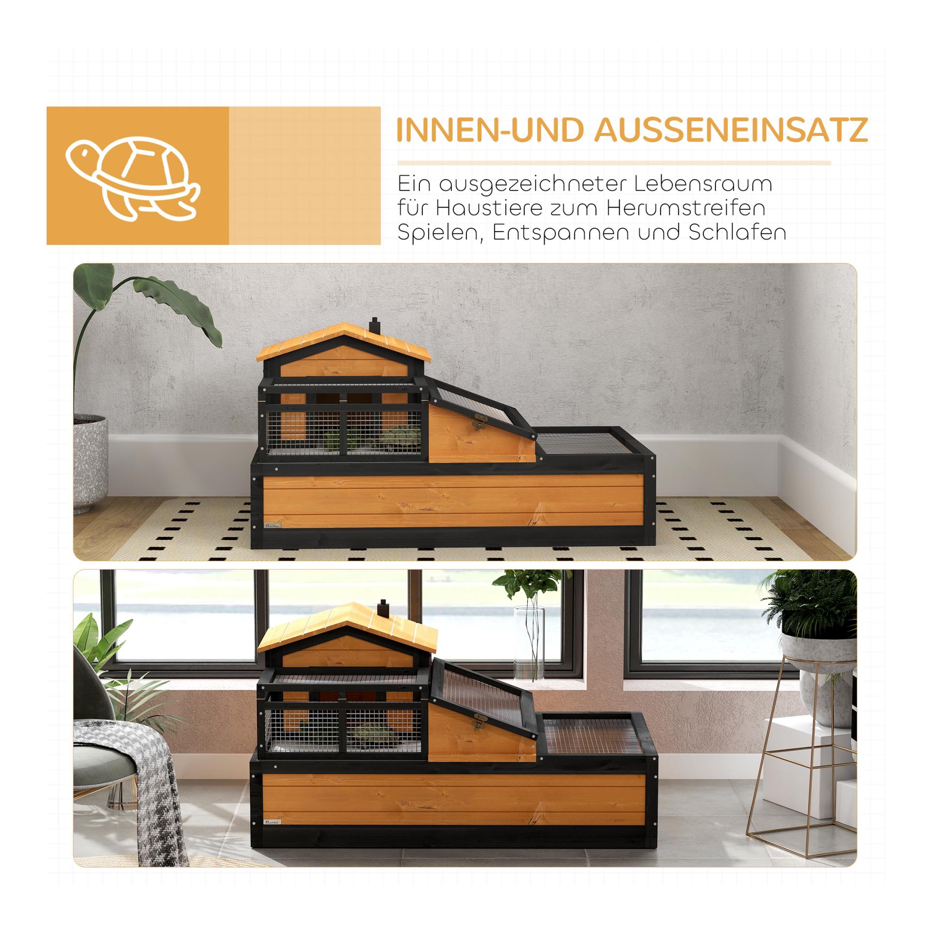Mainer Schildkrötenhaus 2-stöckig