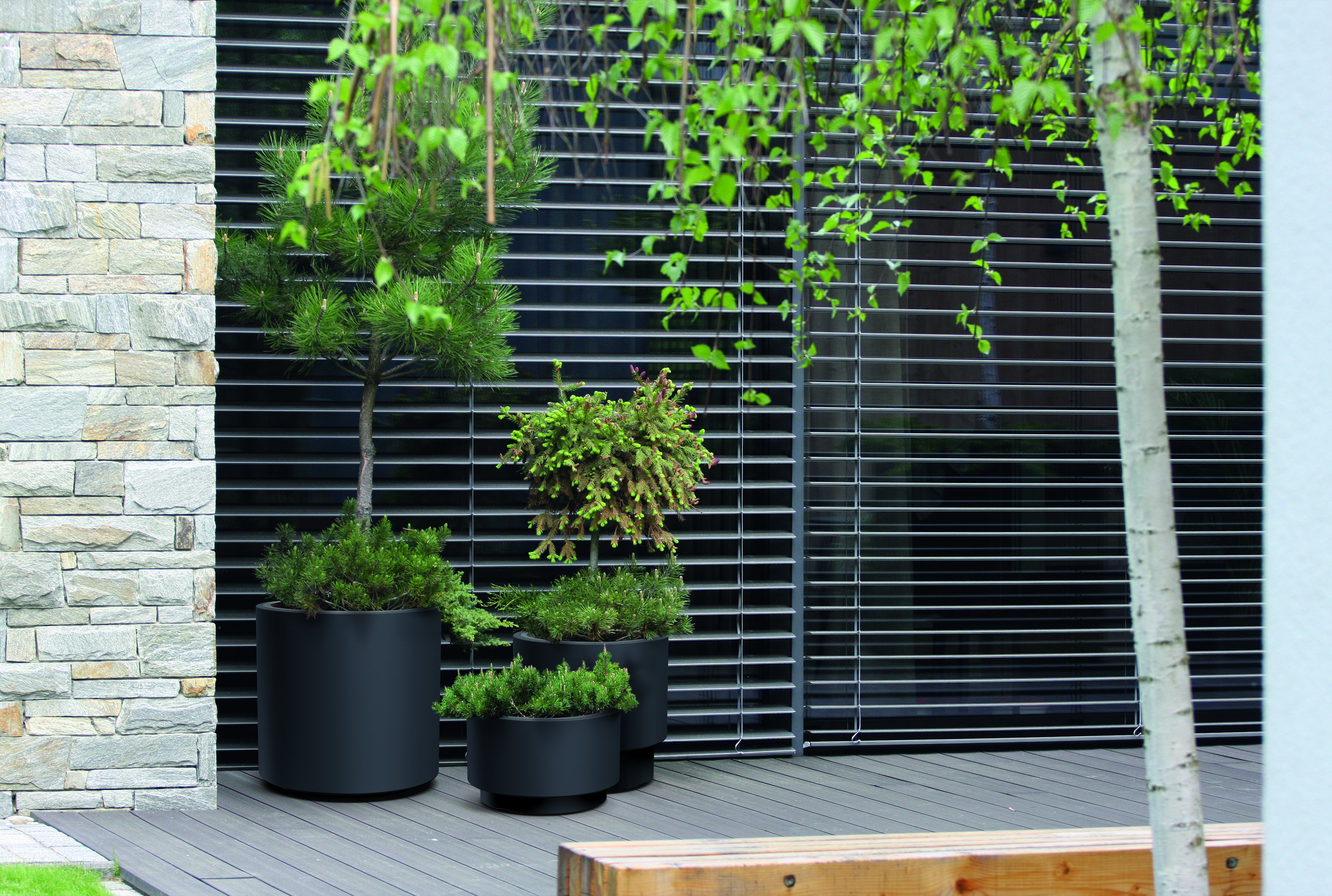 Prosperplast Blumentopf Heos - Zylinder