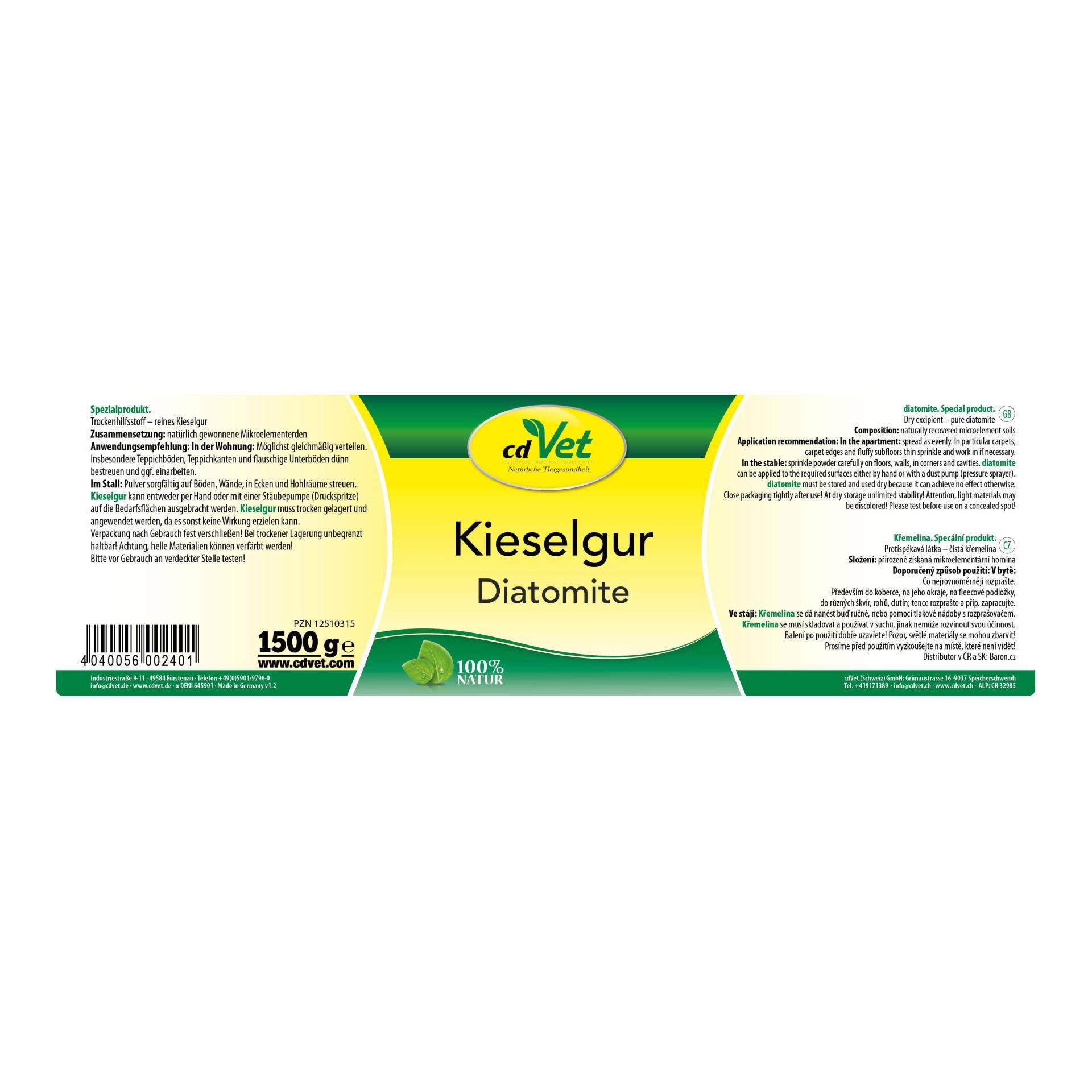 cdVet Kieselgur