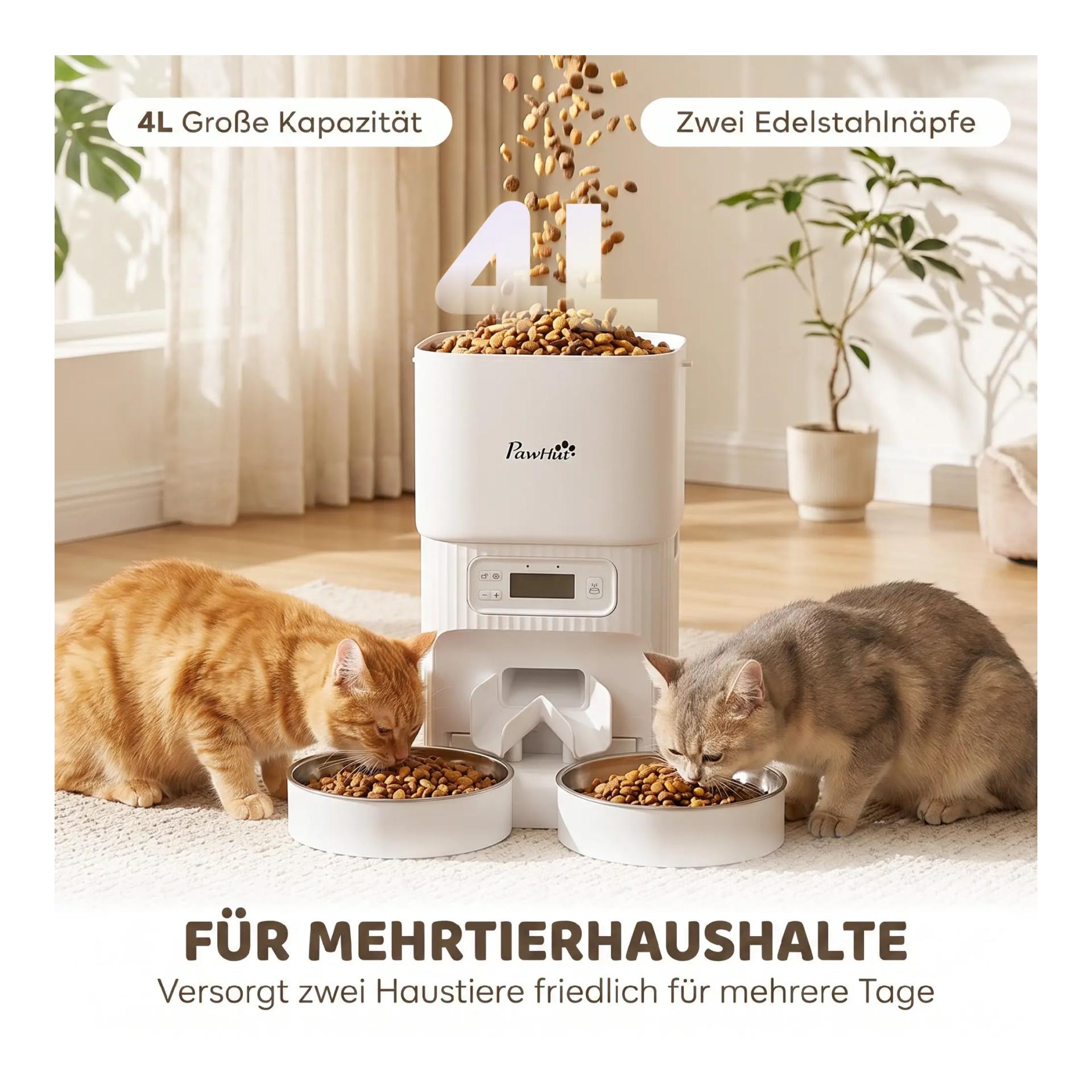 Mainer Automatischer Katzenfutterspender mit Zeitschaltuhr