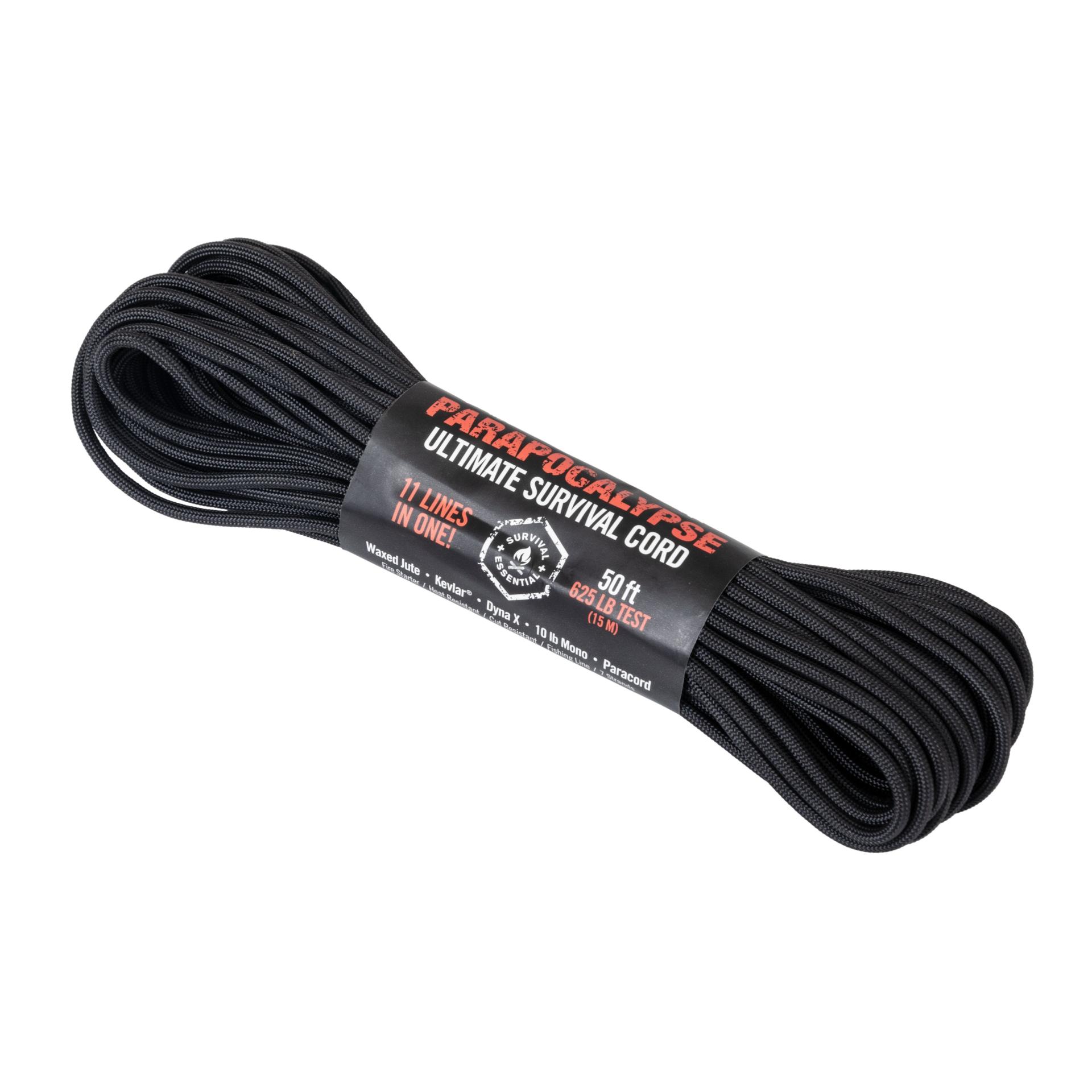 Helikon Parapocalypse Ultimate Survival Cord 50ft. / 15m - Schwarz