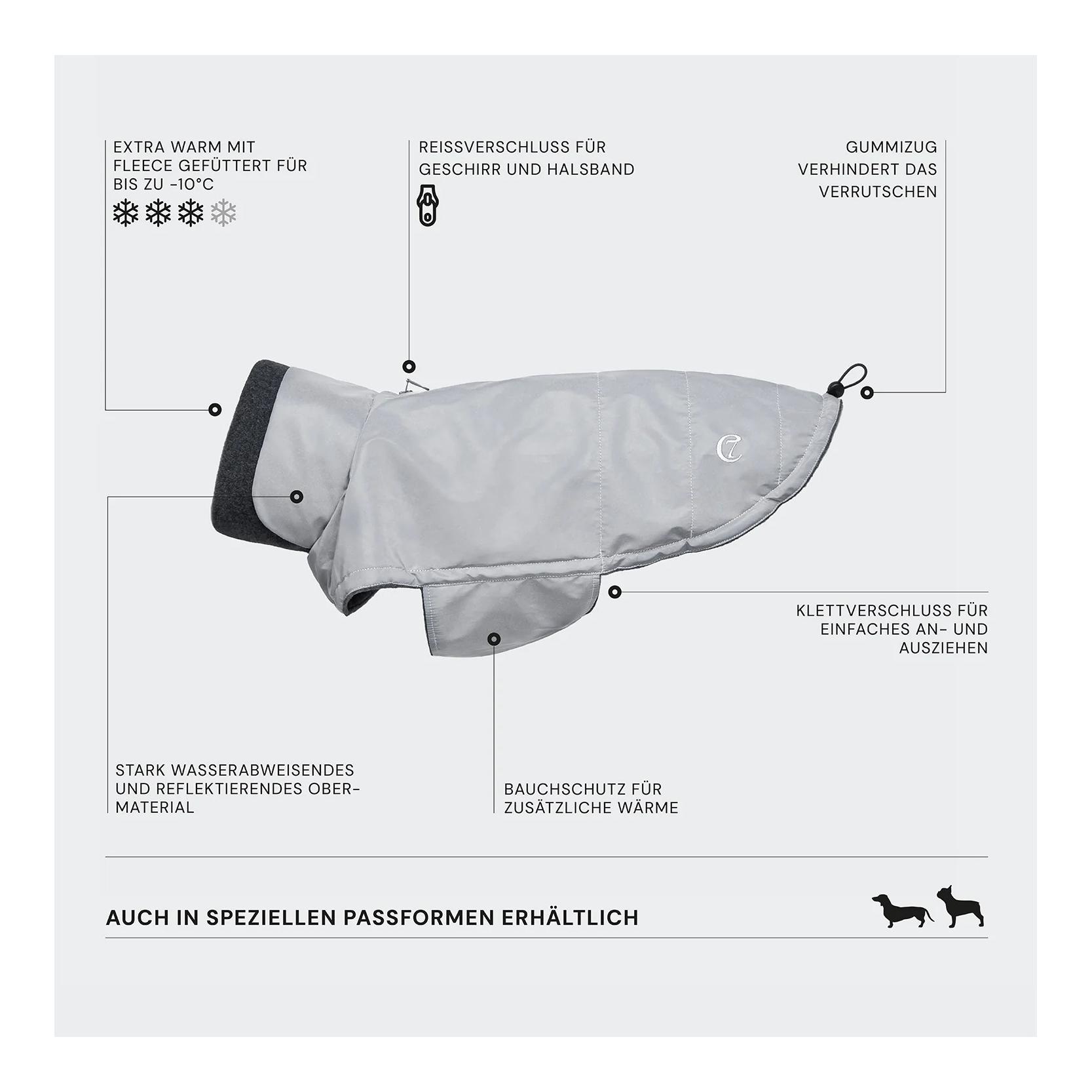 Cloud 7 Manteau d'hiver pour chien Brooklyn Fr. Bulldog