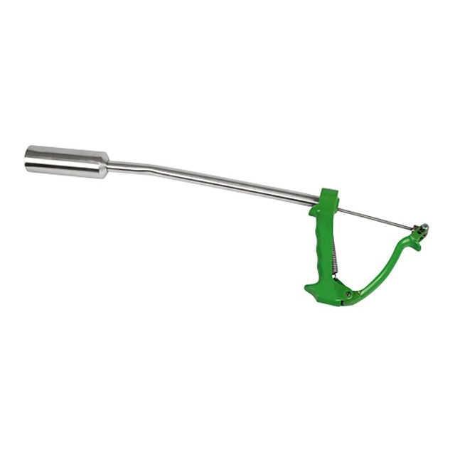 Kerbl Eingeber aus Metall Silber/Grün