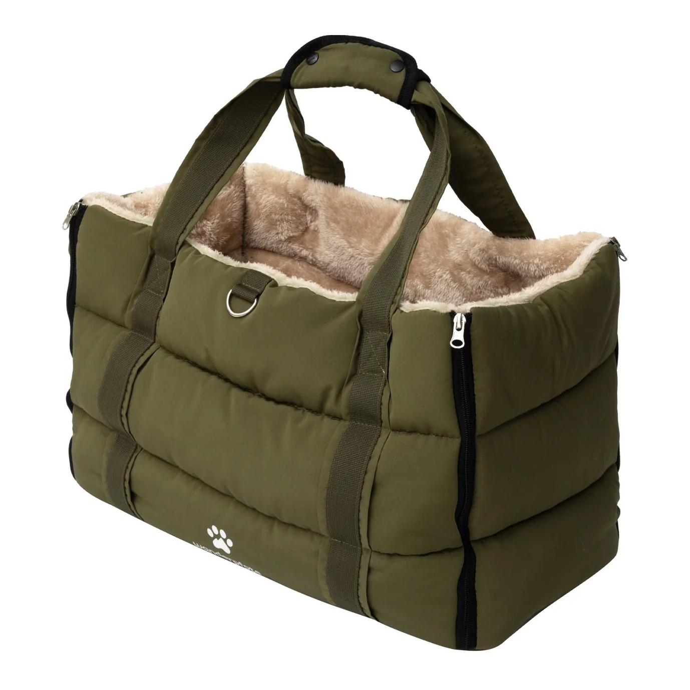 Wanderpfote Wanderpfote Hundetragetasche Oliv