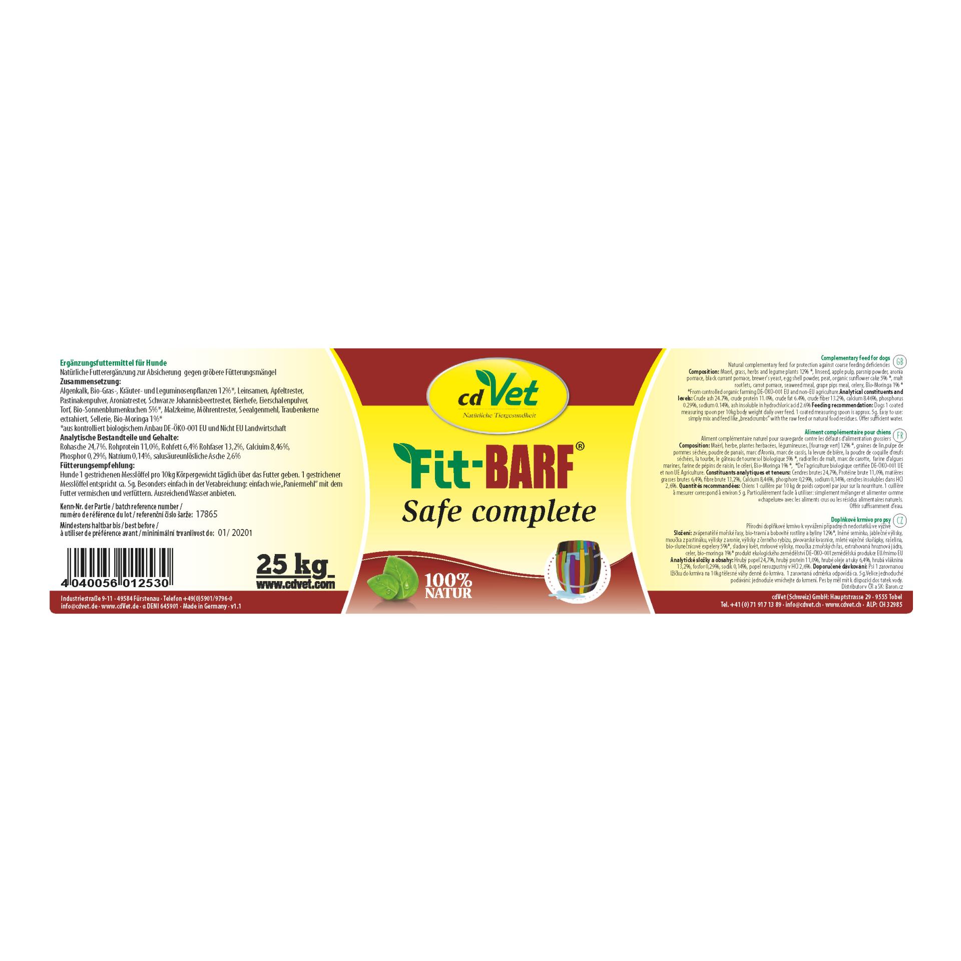 cdVet Fit-BARF Safe-Complete