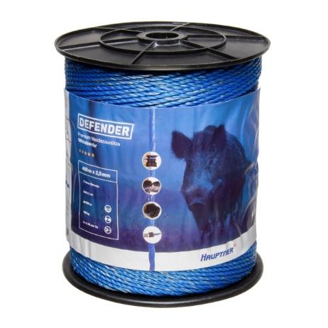 Hauptner Weidezaunlitze DEFENDER Wildabwehr Glacier-deepsea