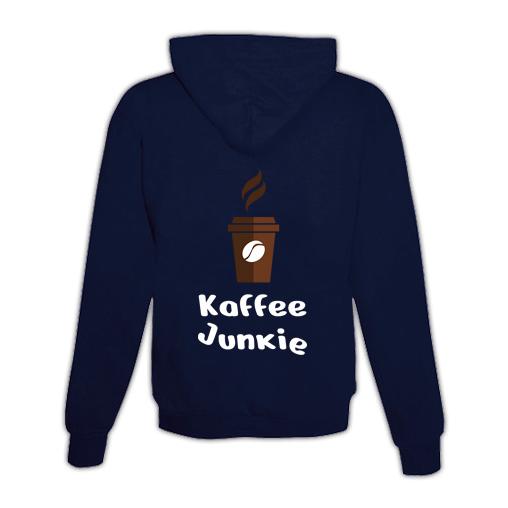 Pull à capuche Accro au café unisexe