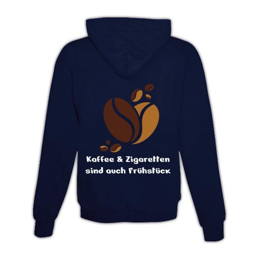 Pull à capuche Café et cigarettes unisexe