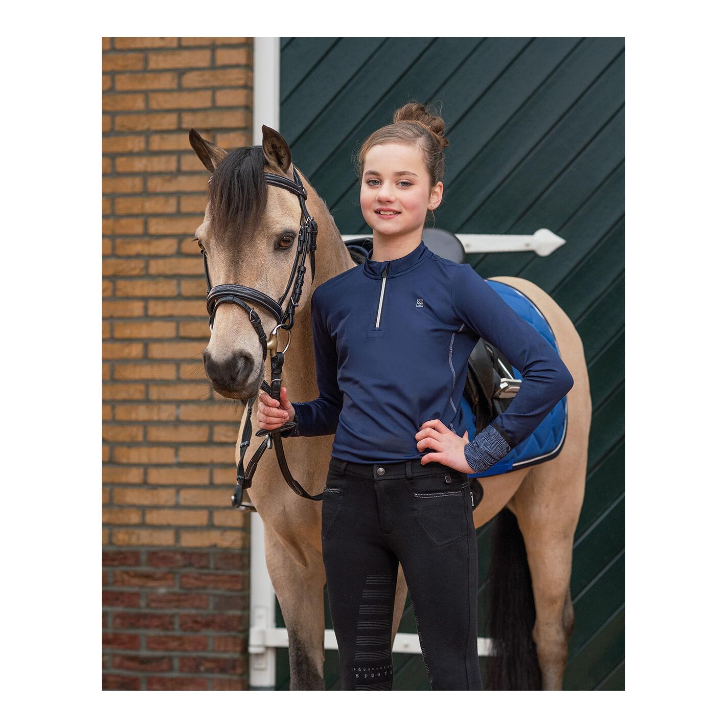 QHP T-shirt chauffant Loua Junior - marine