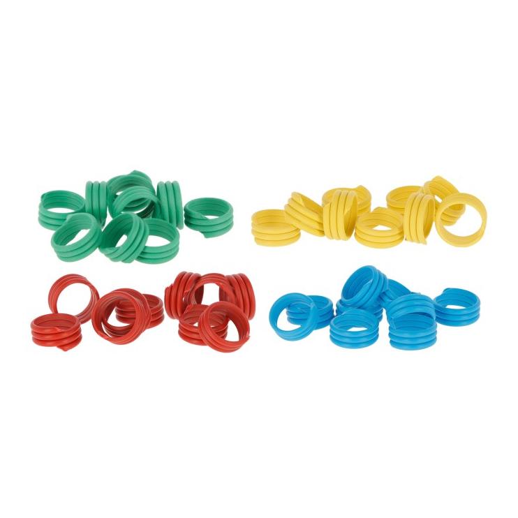 Kerbl Hobbyfarming Anneaux pour pattes de poulet Spirale