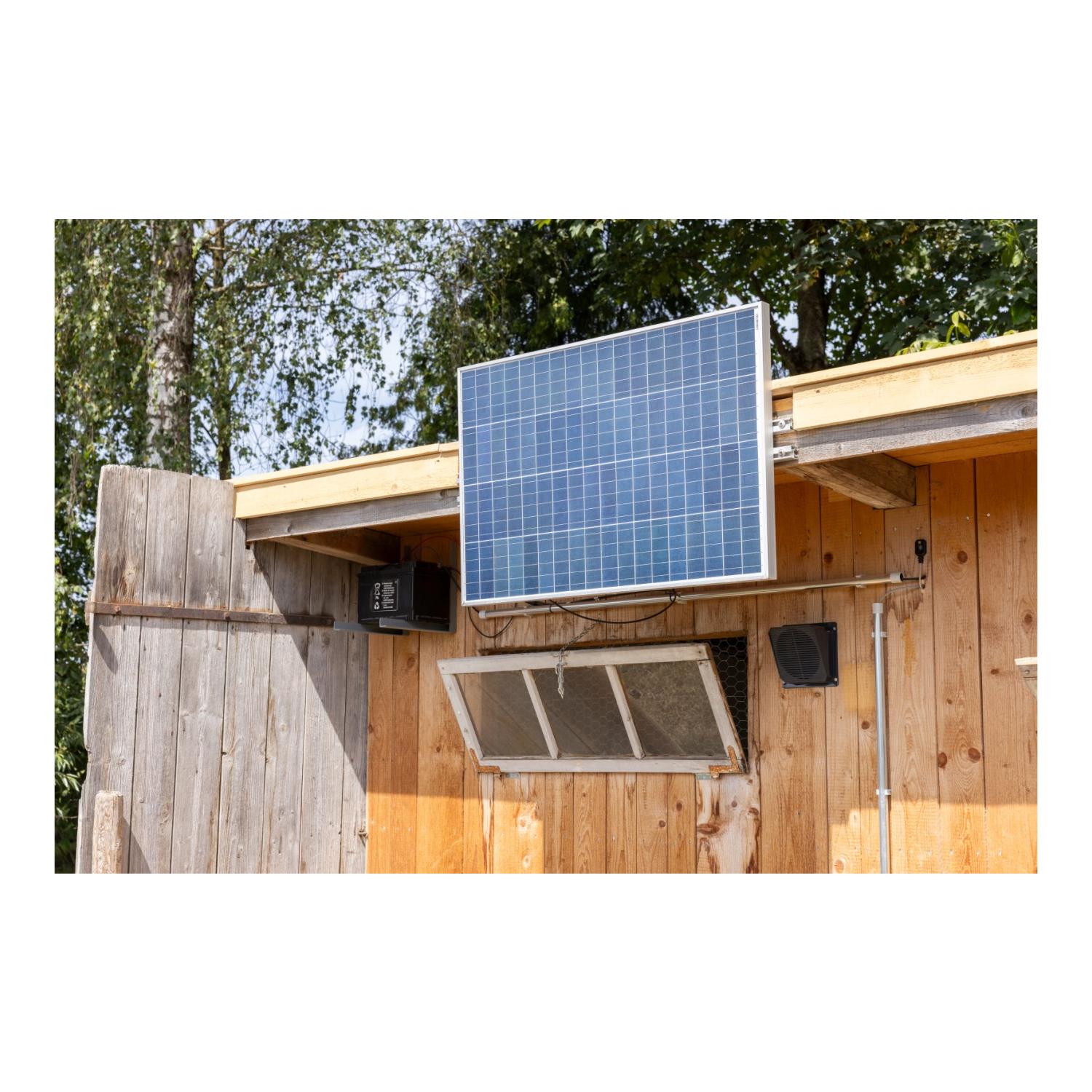 SmartCoop Solar-Set 100 W inkl. Laderegler 12V