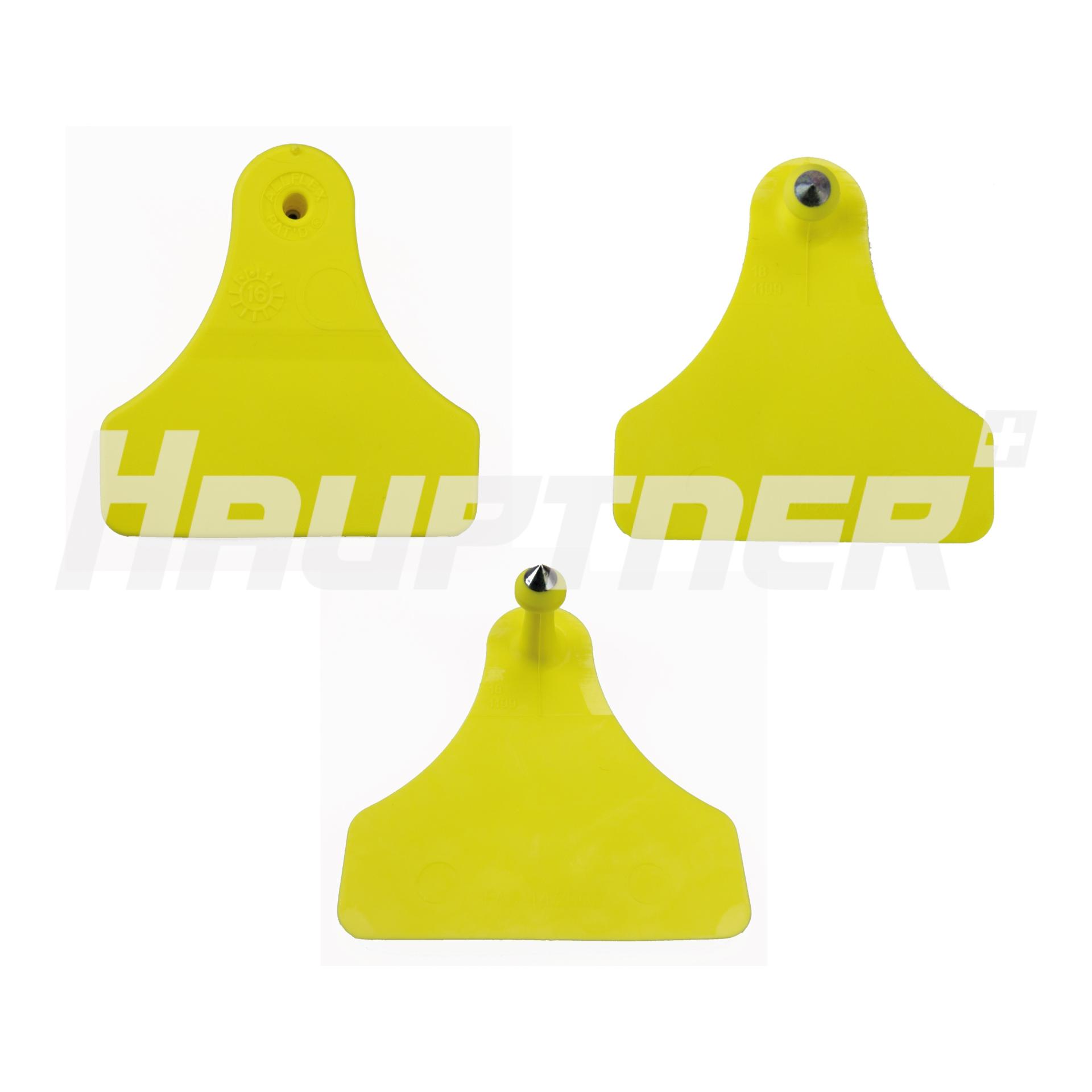 Allflex Ohrmarken Allflex - Junior gelb - Male Dornteil