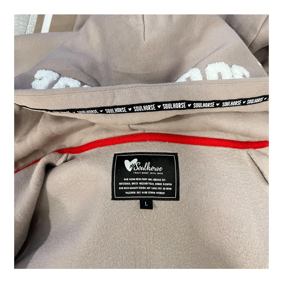 Soulhorse Zip-Hoodiejacke "Pony Club"
