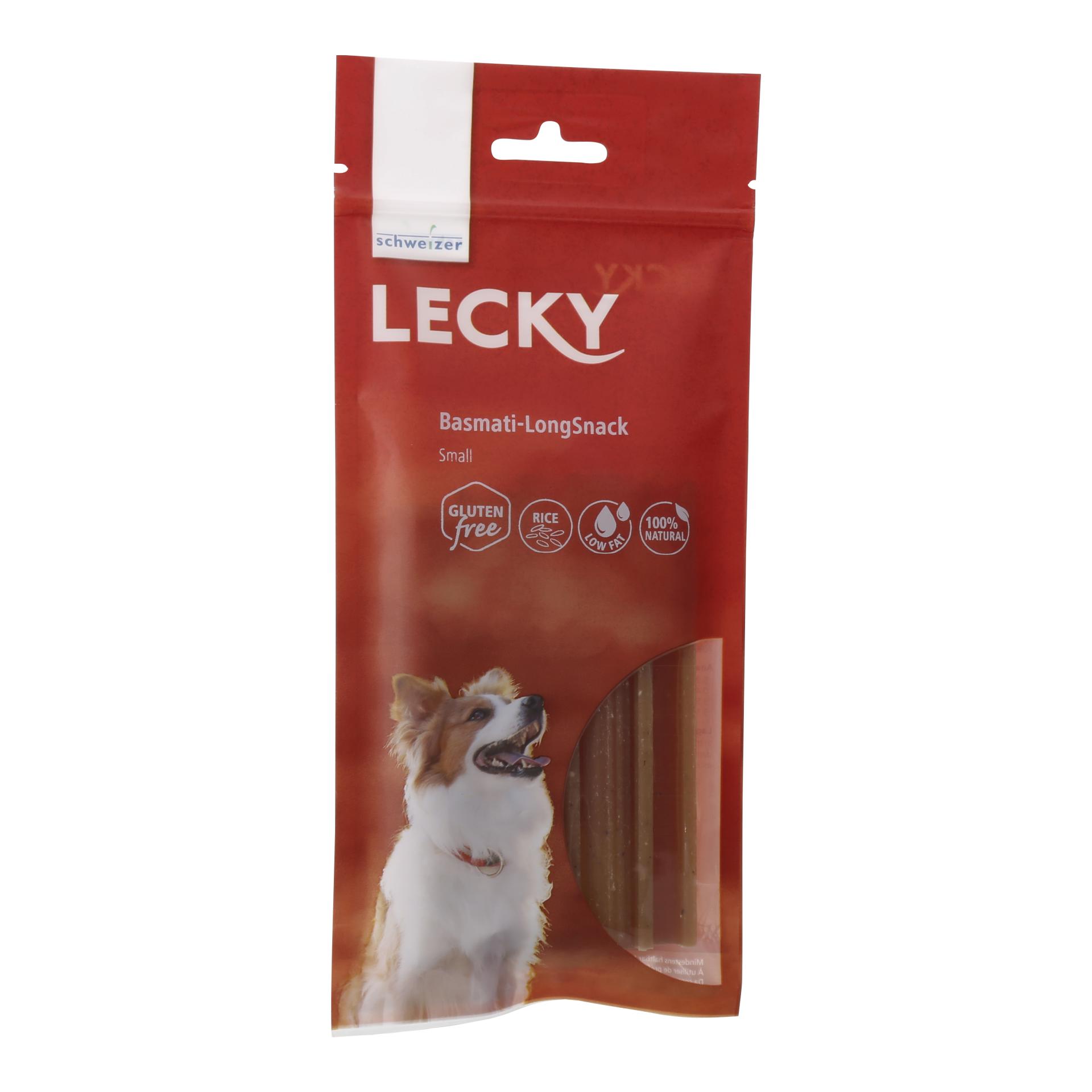 LECKY Article à mâcher végan longues friandises au basmati sans gluten