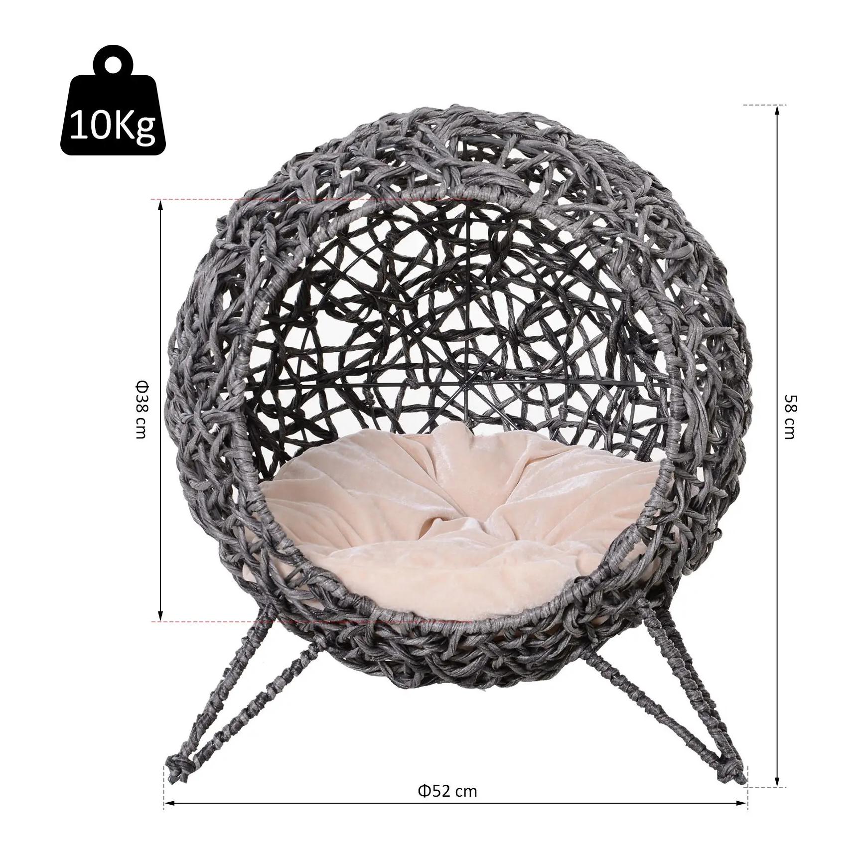 Mainer Katzenkorb Rattan