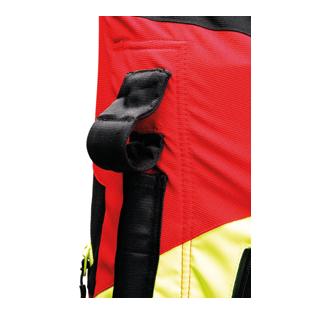 PSS X-treme Air Schnittschutzhose - rot/gelb