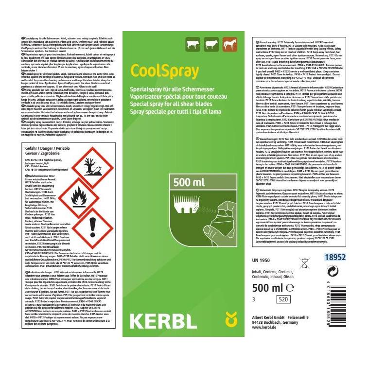 Kerbl Pet CoolSpray pour tondeuses