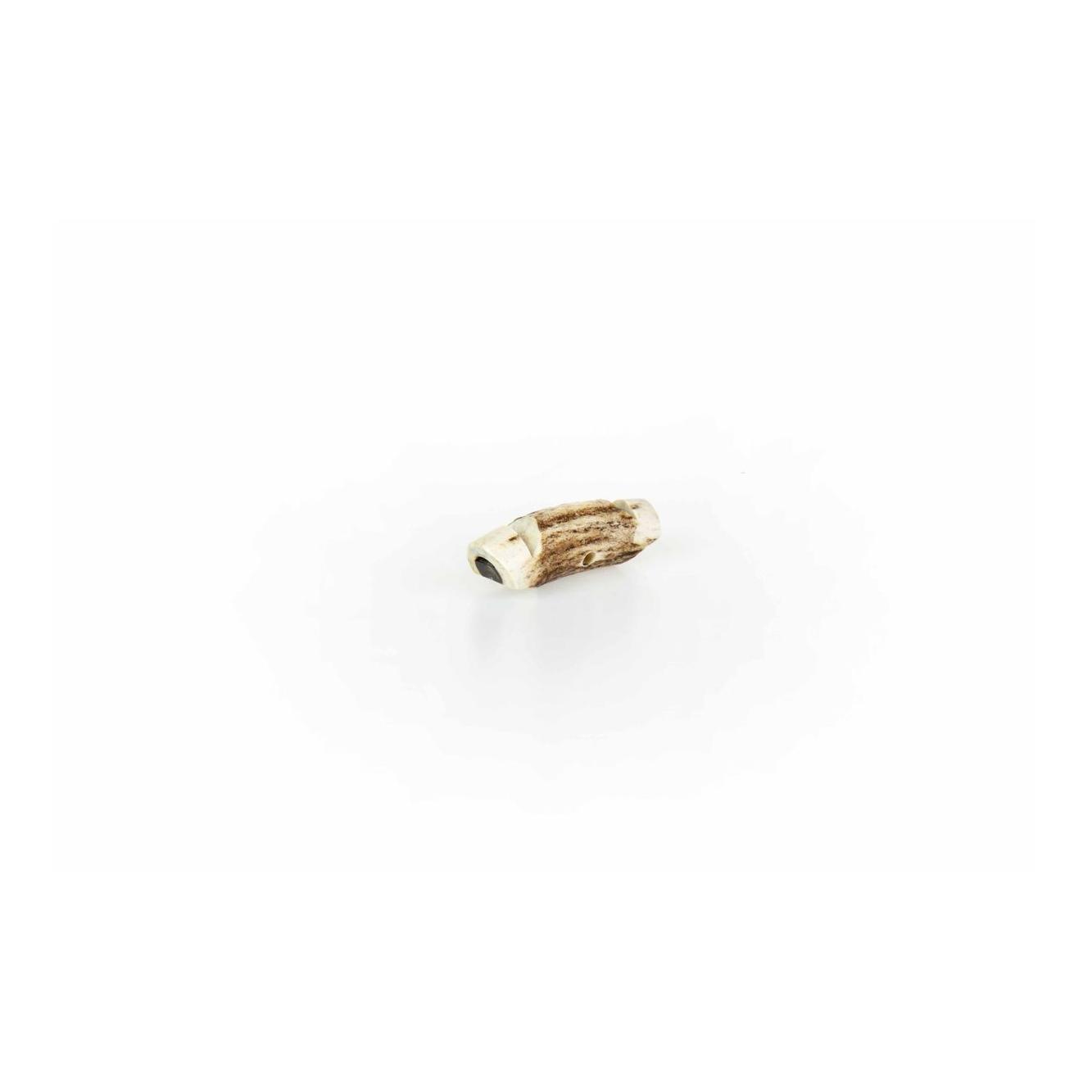 EUROHUNT Hundepfeife Hirschhorn Länge ca 7 cm Beige