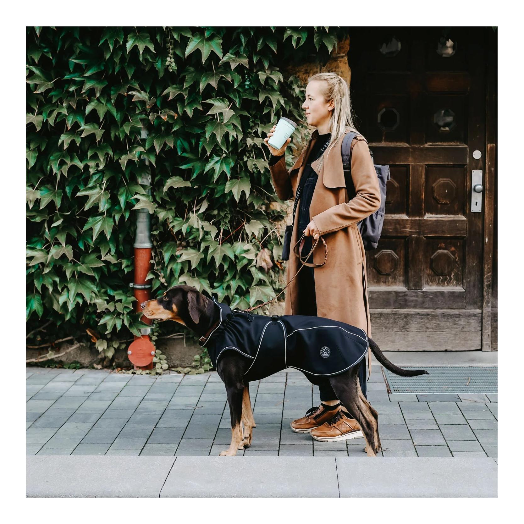 Hunter Hundemantel Uppsala Softshell - schwarz